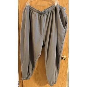 KS Sport Mens Sweatpants Joggers Size 6XL Big Charcoal Gray Casual Comfy Cozy